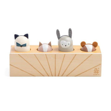 Sebra Pop up toy in wood - Woodland 