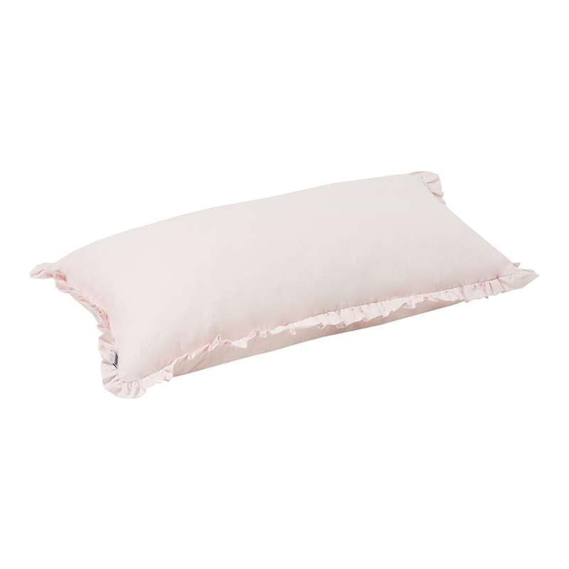 Hoppekids Oblong Cushion with Ruffles - WINTER WONDERLAND - Pink 