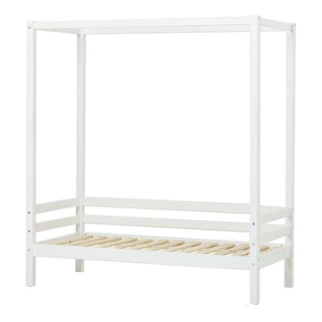 Hoppekids ECO Dream - Cama con dosel - Divisible (Varios Tamaños) - Blanco 