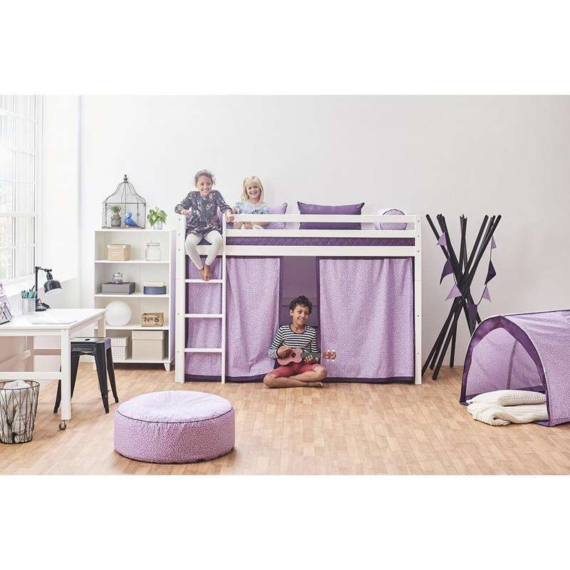 Hoppekids ECO Dream - Cama de altura média - 90x200 cm. - Branco 