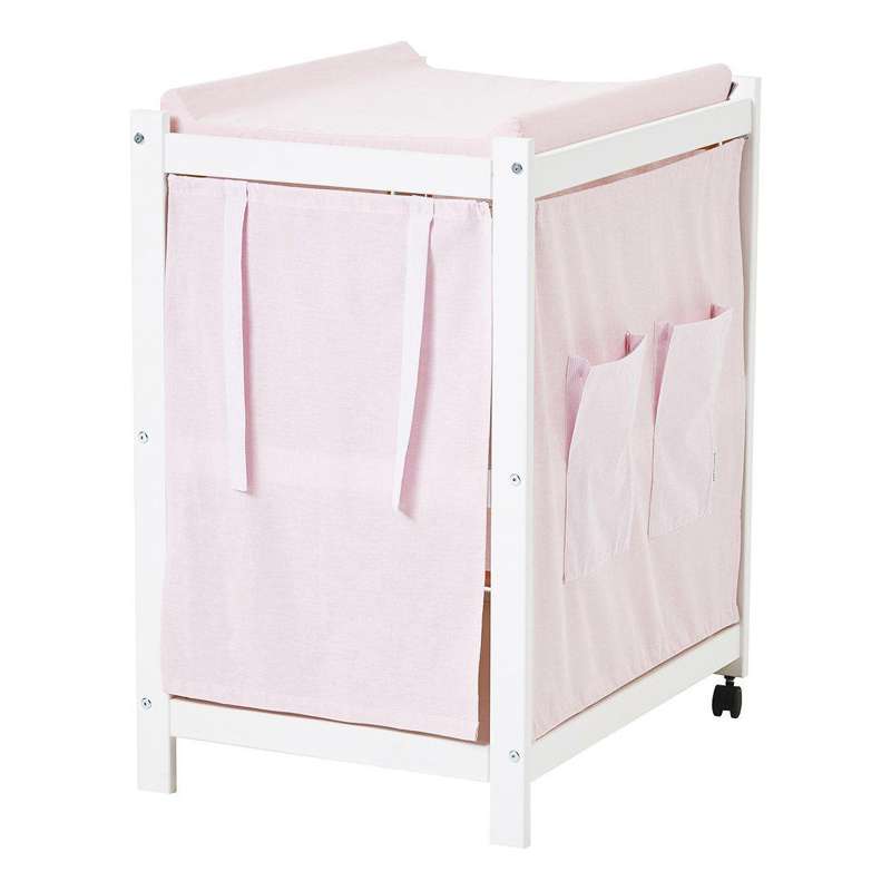 Hoppekids Curtain for IDA-MARIE Changing Table - Light Pink 