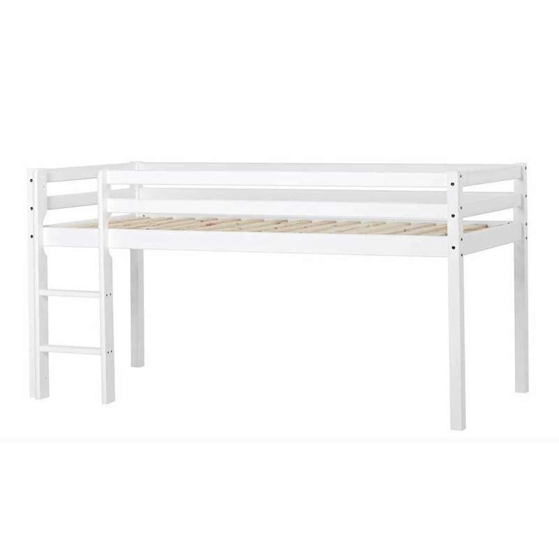 Hoppekids ECO Dream Meio alto Cama infantil (não divisível) - Vários tamanhos - Branco 