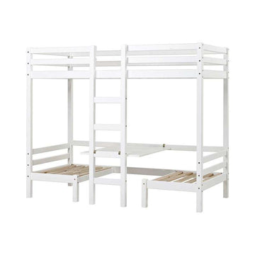 Hoppekids Jumbo bed - 90x200 cm. - White 