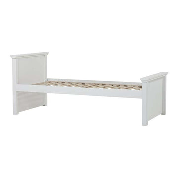 Hoppekids MAJA DELUXE - Otroška postelja - 1 visoka in 1 nizka glava - 90x200cm - Fleksibilna vgradna podlaga - Bela 