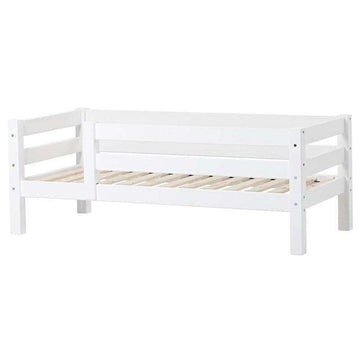 Hoppekids ECO Luxury - Schlafsofa mit Rückenlehne und Rausfallschutz (Mehrere Größen) - Weiß 