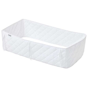 Hoppekids Quilted Cradle Edge - 40x80 cm. - White 