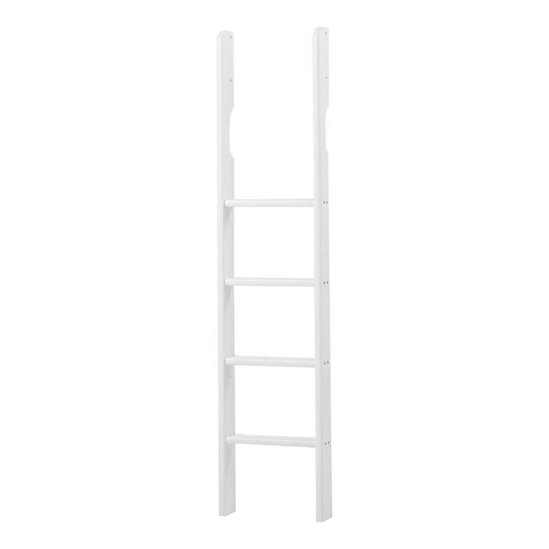 Hoppekids ECO Luxury - Ladder to Loft bed - Straight - White 