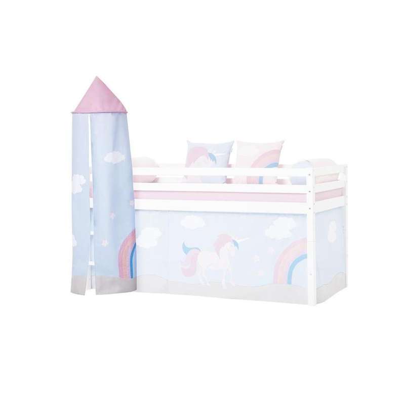 Hoppekids Tower to Mid sleeper bed - Unicorn 