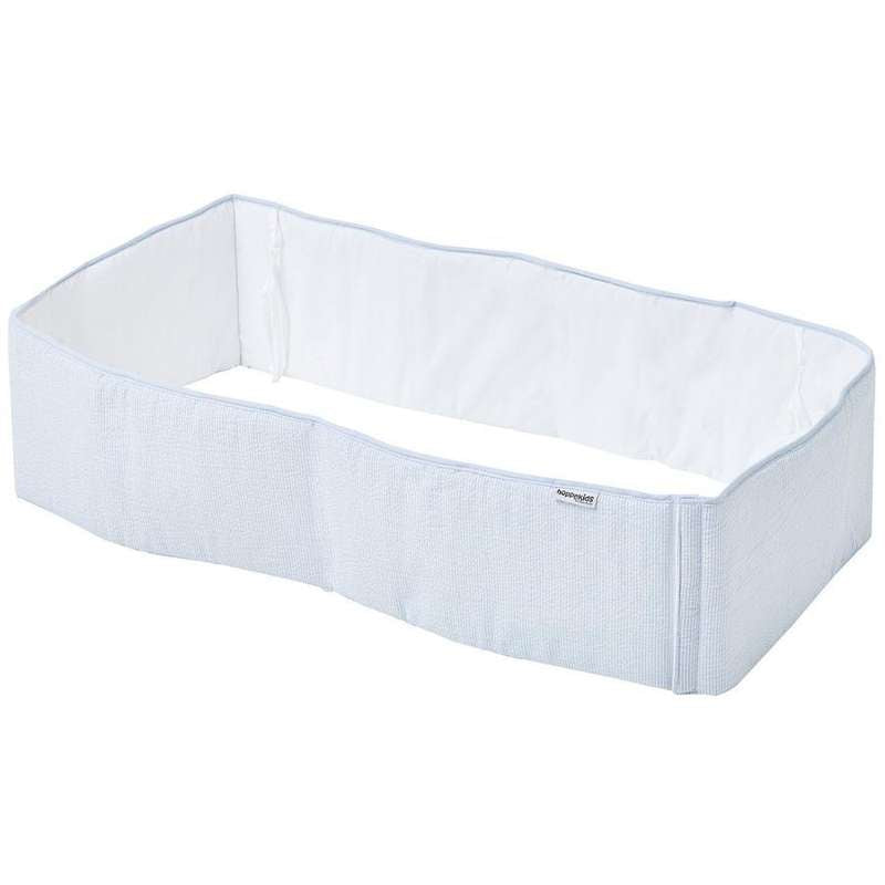 Hoppekids Wiege-Rand - 40x80 cm. - Hellblau 