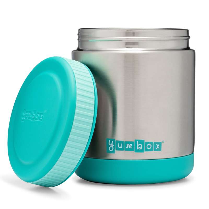 Yumbox Recipient de mâncare termo Zuppa cu lingură - 415 ml. - Caicos Aqua 