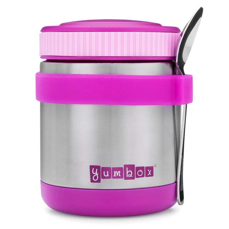 Yumbox Soupe Thermo Conteneur Alimentaire avec Cuillère - 415 ml. - Bijoux Purple 