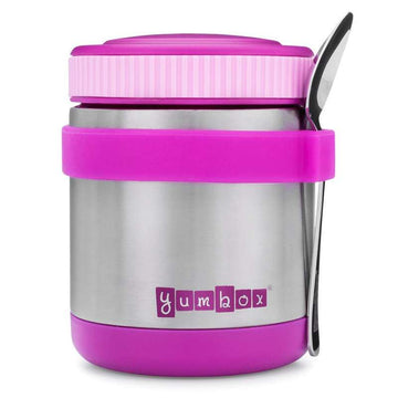 Yumbox Soupe Thermo Conteneur Alimentaire avec Cuillère - 415 ml. - Bijoux Purple 