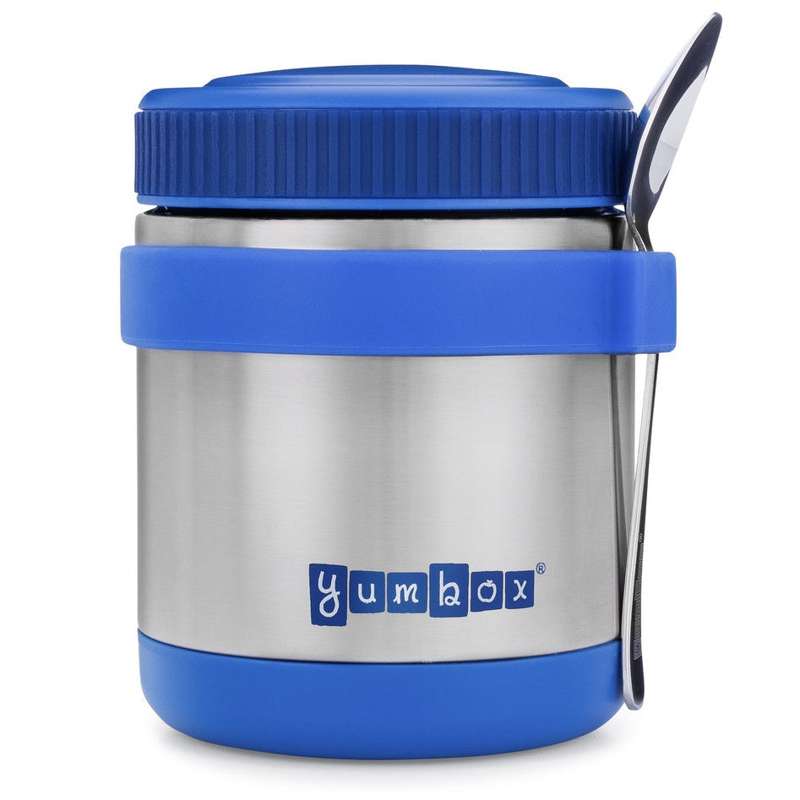 Yumbox Thermo-Suppebehälter mit Löffel - 415 ml. - Neptune Blau 