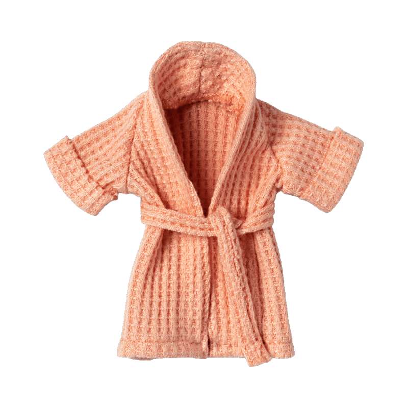 Maileg Outfit for Mother Mouse - Bathrobe (Coral) 