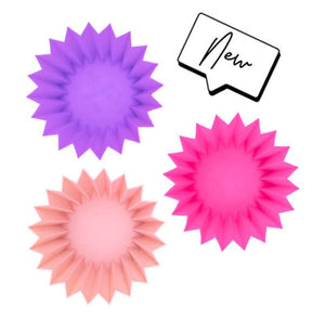 Lunch Punch Formas de silicone para a lancheira - Rosa/Roxo 
