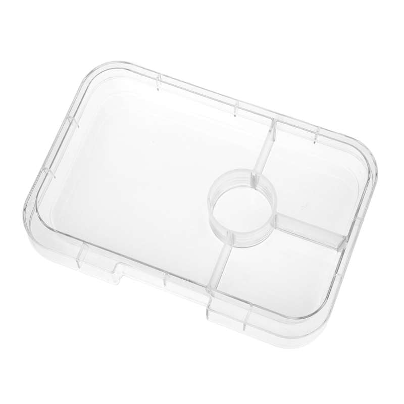 Yumbox Vassoio per tapas - 4 scomparti - Trasparente 