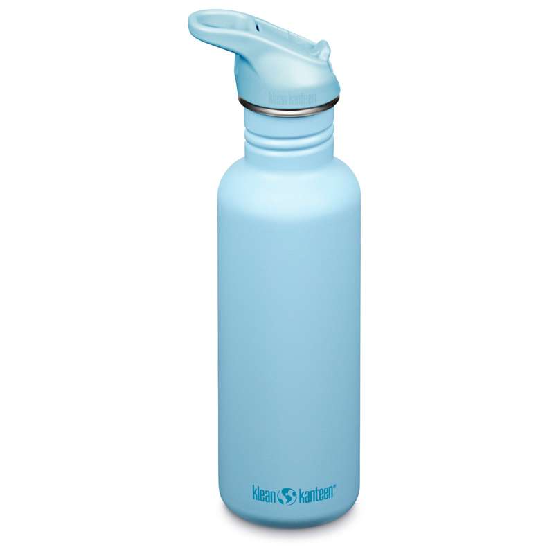 Klean Kanteen Classic Steklenica za pitje - Flip/Seal SportCap - 800ml - Clear Sky 