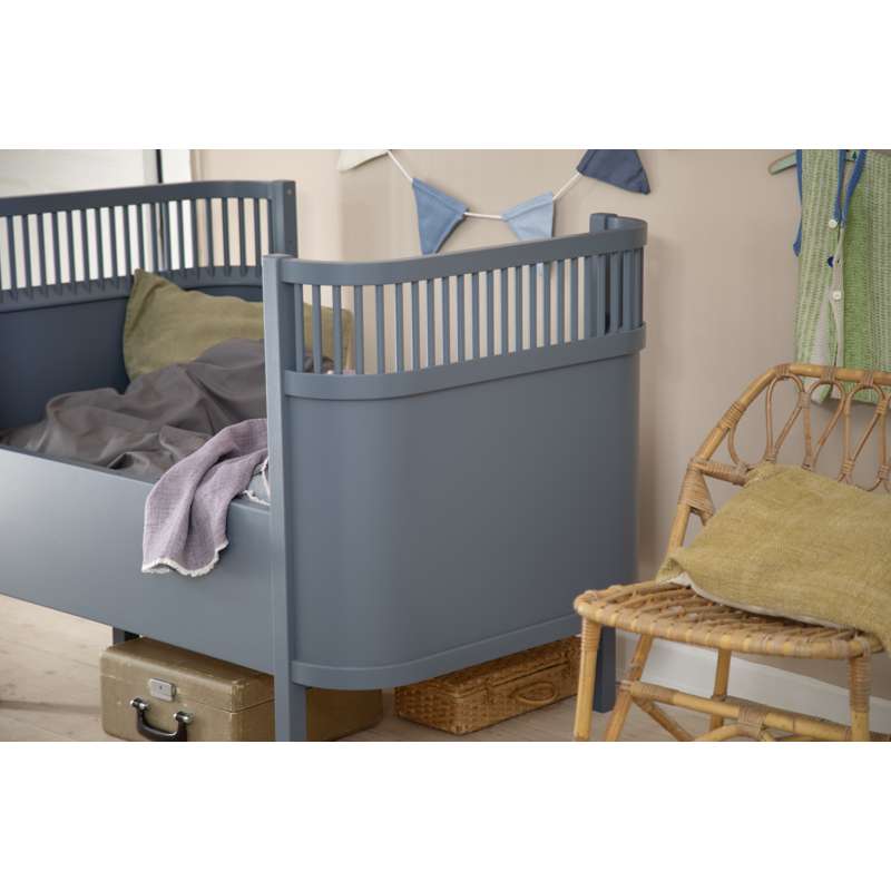 Sebra Sengen - Klassisk - Baby & Jr. - Forest Lake Blue - Bundle 2