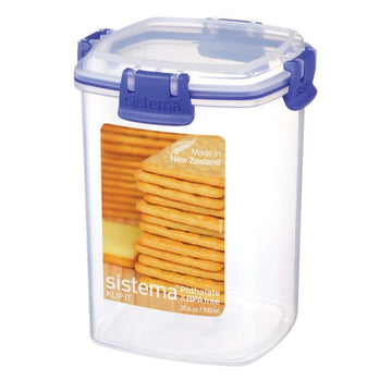 Sistema Lebensmittelaufbewahrung - Klip It - Mittel Cracker - 900ml - Blau 
