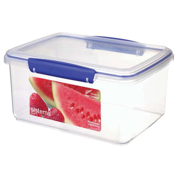 Sistema Conservation des aliments - Clip It - Rectangle - 3L - Bleu 