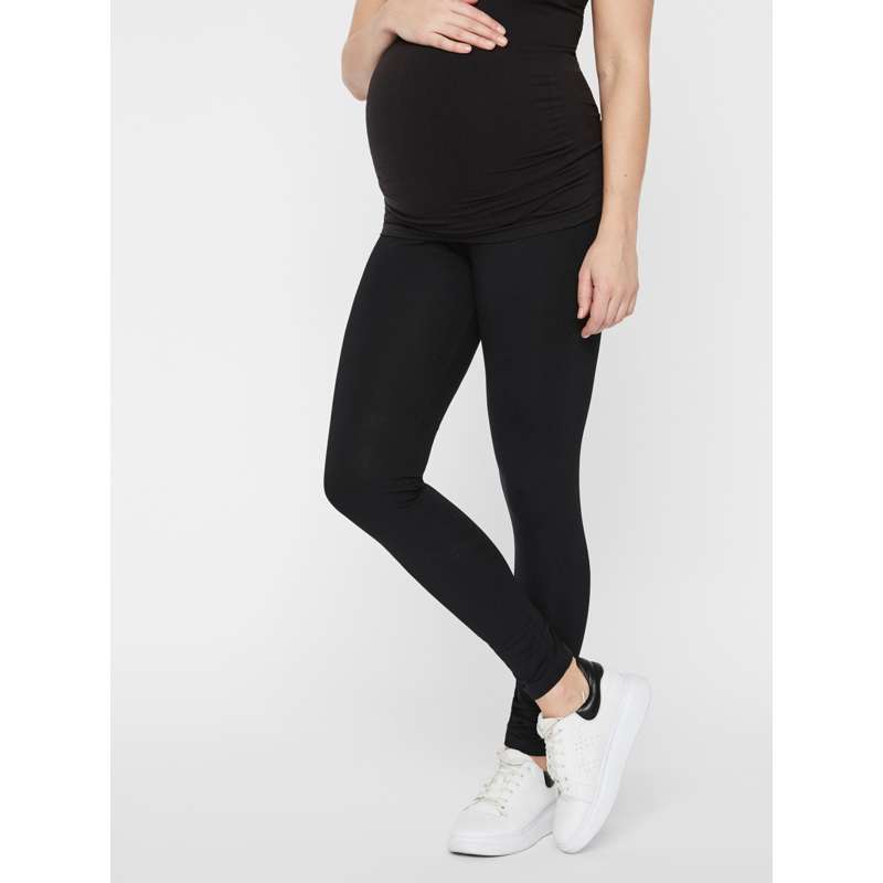 Mamalicious MLLEA Leggings Gravidanza - 2 pezzi - Nero 