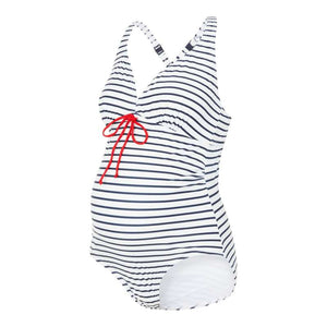 Mamalicious Maillot de bain de grossesse - Rayé