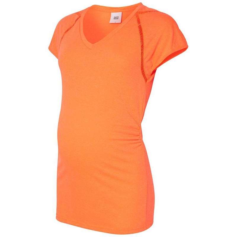 Mamalicious Afra Jersey Ventetop - Neon Portocaliu 