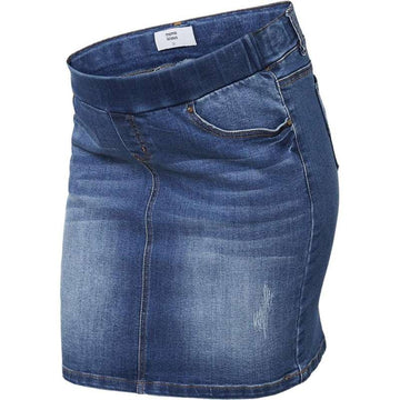 Mamalicious Montego Jeansrock - Blau 