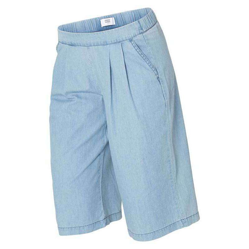 Mamalicious Tanja Pantaloni da gravidanza - Denim Blu Chiaro 