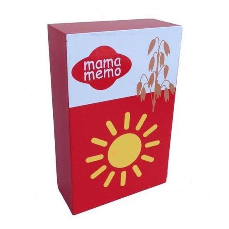 MaMaMeMo Toy food in wood - Oatmeal in package 