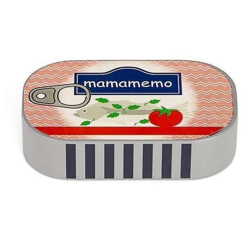 MaMaMeMo Legume food in wood - Mackerel in a can 