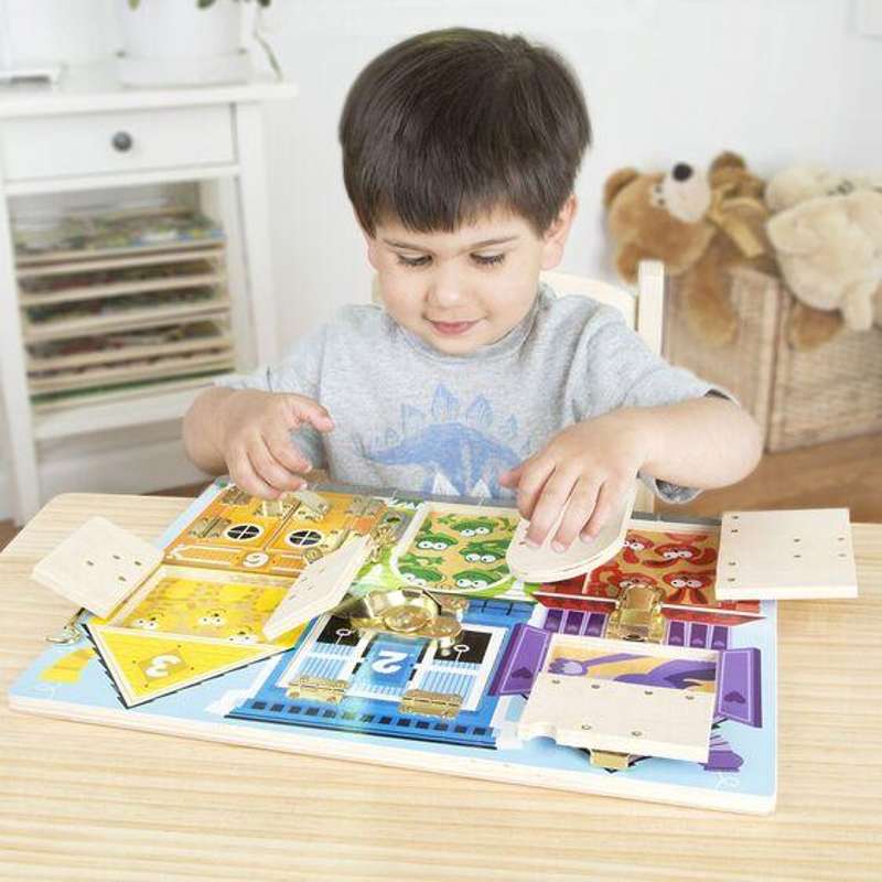 Melissa & Doug Κλειδαριά σε ξύλο 