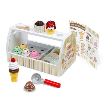 Melissa & Doug große Eisdiele mit Zubehör 