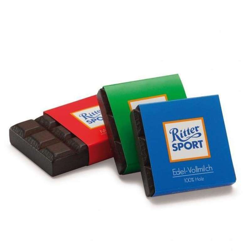 Erzi Mini Ritter Sport chocolate in wood 