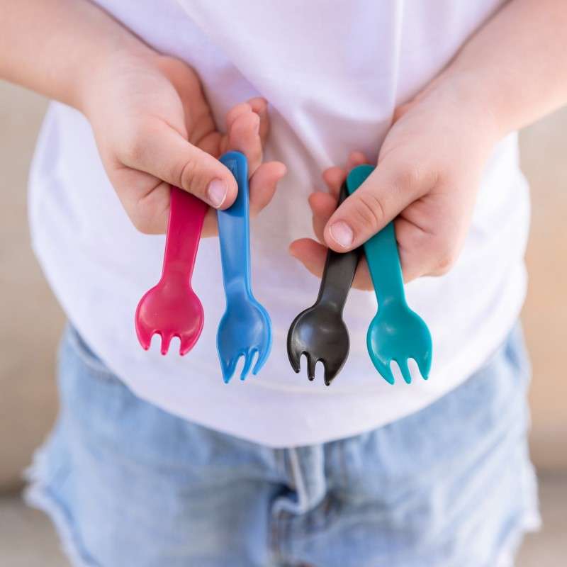 MontiiCo Spork Set - 4 stuks - Hinterland 