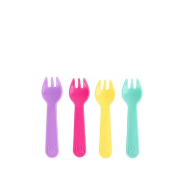 MontiiCo Ensemble de Spork - 4 pcs. - Coucher de soleil d'été 