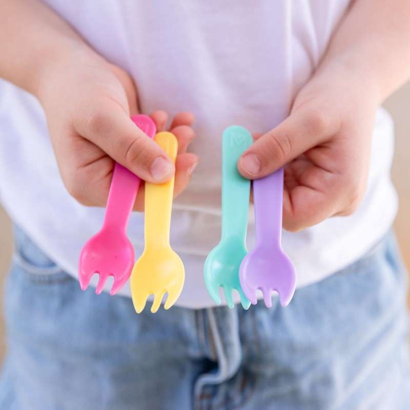 MontiiCo Spork Set - 4 pcs. - Summer Sunset 