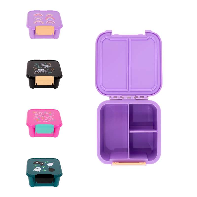 MontiiCo Bento 2 Snack Box - Rainbow Roller 