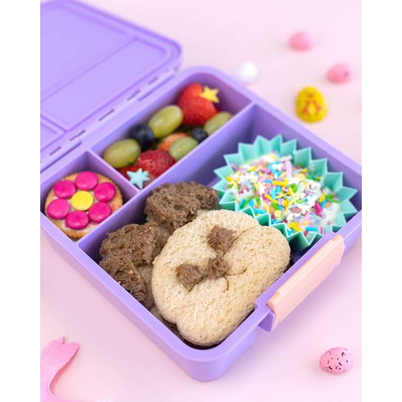 MontiiCo Bento 3 Lunch Box - Rainbow Roller 