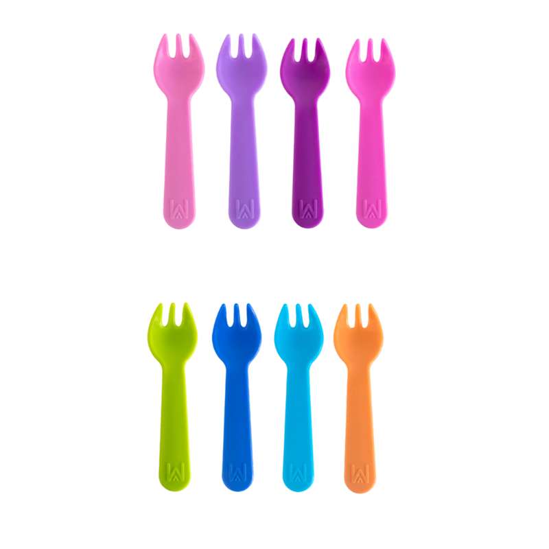 MontiiCo Spork Készlet - 4 db - Rózsaszín 