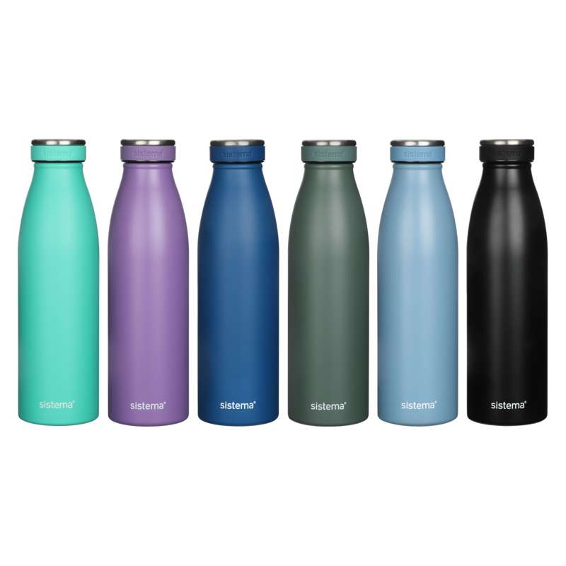 Sistema Garrafa térmica - Aço Inoxidável - 500ml - Minty Teal 