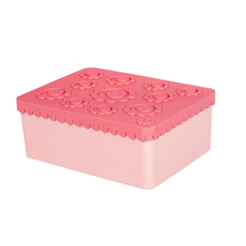 Blafre Cutie de prânz cu 3 compartimente - Floare - Rosa 