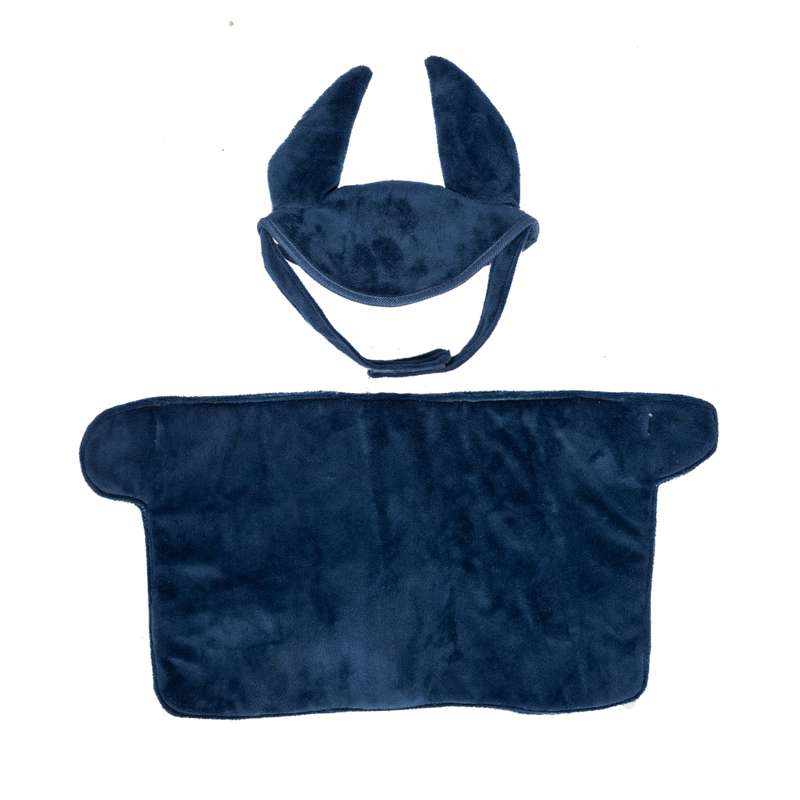 By Astrup Pokrowiec i czapka na konie do jazdy - Navy 
