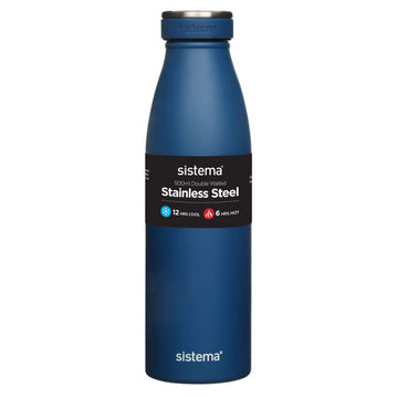 Sistema Garrafa térmica - Aço inoxidável - 500ml - Azul Oceano 