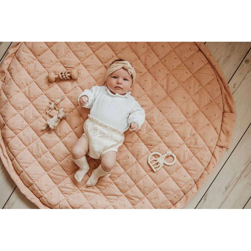 Play & Go Baby Play Mat - 3-in-1 - Soft Organic - Fleuri 