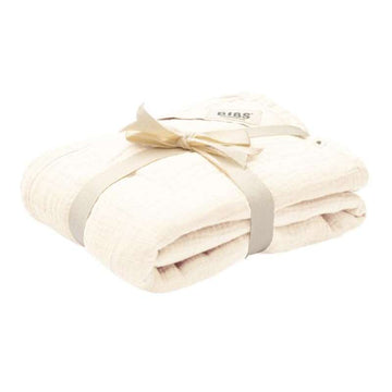 BIBS Schlaf - Musselin Babydecke - 120x120 cm. - Elfenbein 
