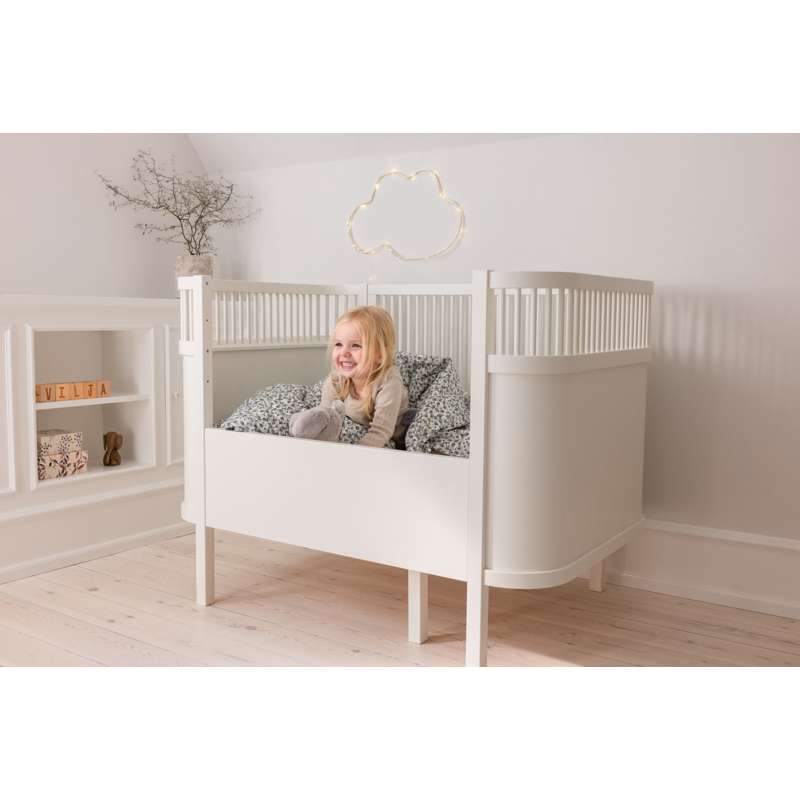 Sebra Sengen - Klassisk - Baby & Jr. - Classic White - Bundle 2