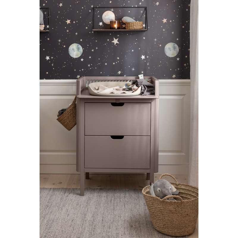 Sebra Changing table with drawers - Jetty Beige 