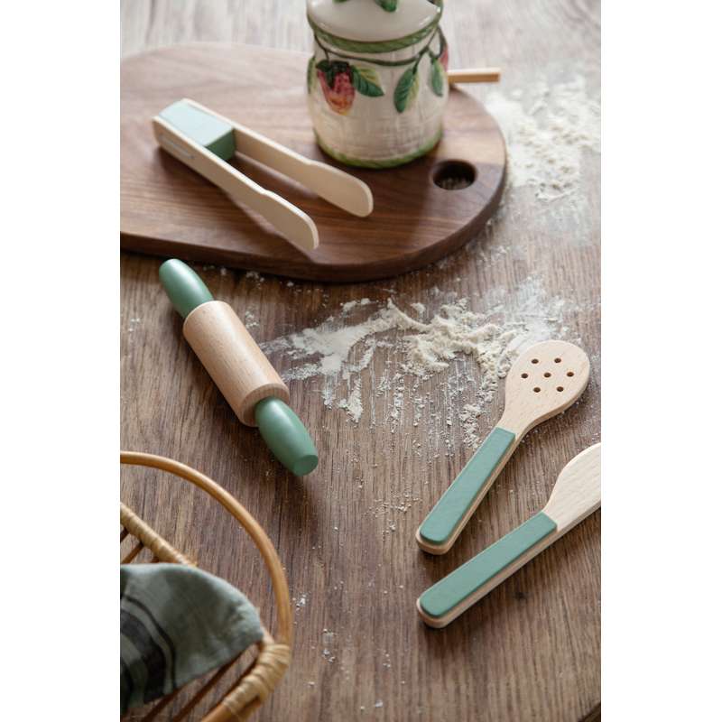 Sebra Set di utensili da cucina in legno 