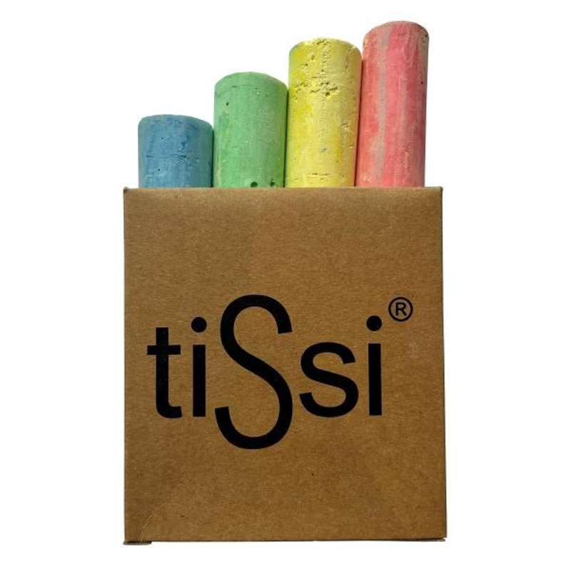 Tissi Colored chalk - set with four colors 